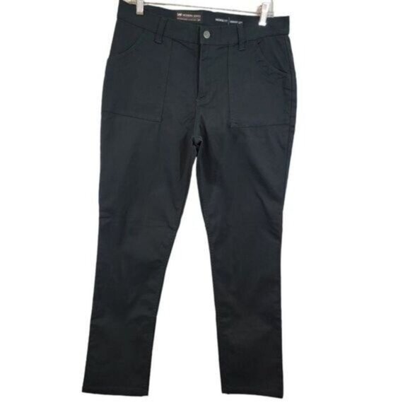 Lee Modern Series Pants Forest Green Midrise‎ Fit Skinny Leg Womens Sz 12 Med - Picture 1 of 9